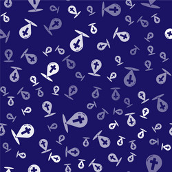 white map pointer with christian cross icon vector image