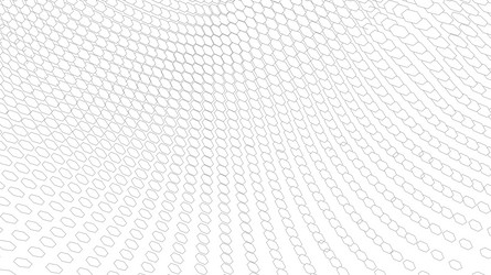 wireframe landscape on white background abstract vector image