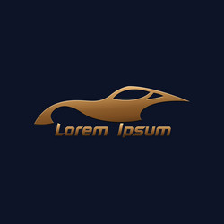 Luxury car logo Royalty Free Vector Image - VectorStock