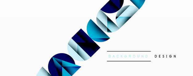 abstract geometric background with layered vector image