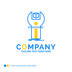 sdk app development kit programming blue yellow vector image