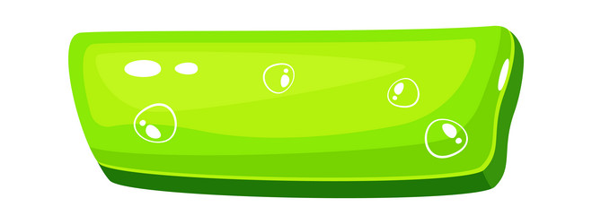 glossy web game button vector image
