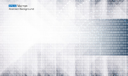 abstract binary code vector image