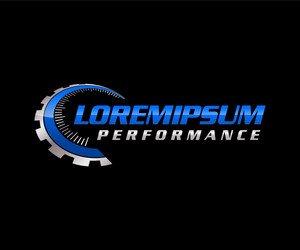 Auto performance logo Royalty Free Vector Image