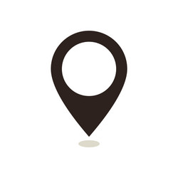 map pointer icon vector