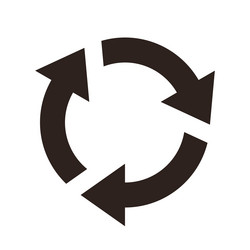 repeat sign reload icon refresh loading reset vector image
