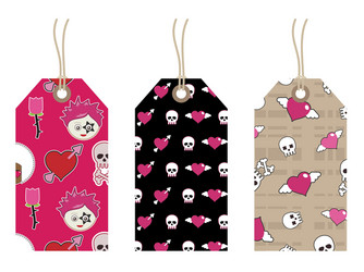emo tags Vector Image