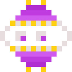 retro computer game icon vector image
