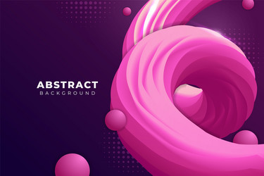 Abstract fluid shape background dynamic soft pink vector