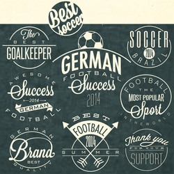 vintage design elements and emblems Vector Image