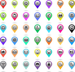 Pointer Icon Set vector image