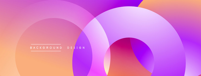 abstract composition with layered circular vector image
