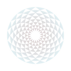 circular fractal design element vector