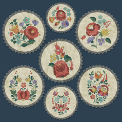 vintage design elements and emblems Vector Image