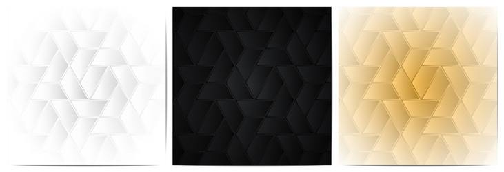geometric pattern with polygonal shape vector image