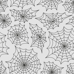 spiders web seamless background pattern vector image