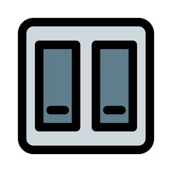 switch device to control circuit onoff state vector image