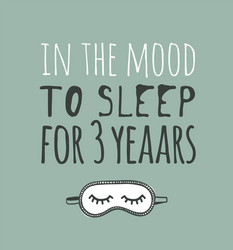 hand drawn objects about sleep routines and text vector image