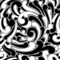 abstract swirl seamless pattern for your design vector image