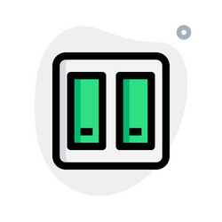 switch device to control circuit onoff state vector image