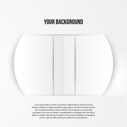 abstract circles template web design vector image