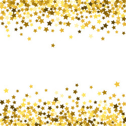abstract pattern of random falling stars vector image
