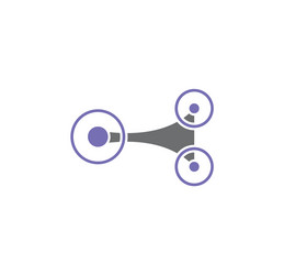 drone related icon on background for graphic vector image