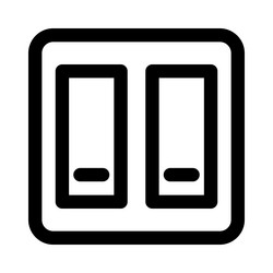switch device to control circuit onoff state vector image