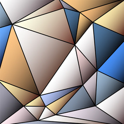 abstract vitrage with triangular multi colors grid vector image