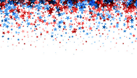 White background with colorful stars Royalty Free Vector