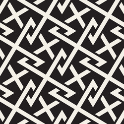 Modern Zigzag Lattice Pattern vector image