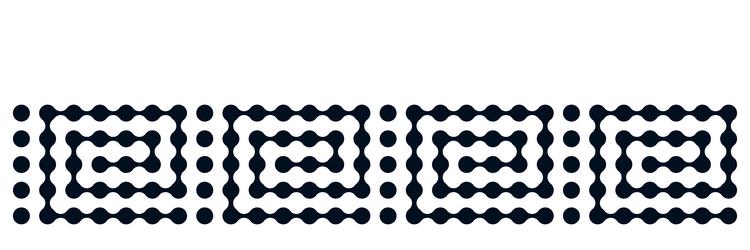 morphing metaball connect pattern with brain-like vector image