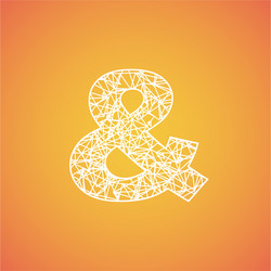 net font from a typeset vector image