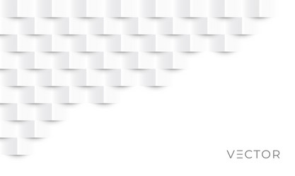 3D Square Paper Pattern vector image