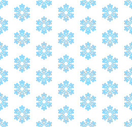 snowflake seamless pattern vector