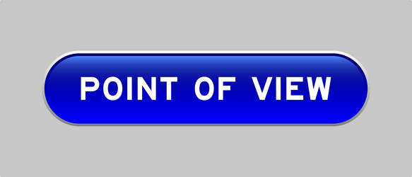 blue color capsule shape button with word point vector image