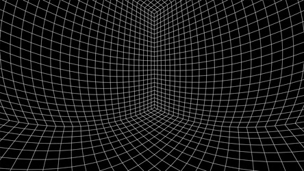 abstract 80s styled computer background sci-fi vector image