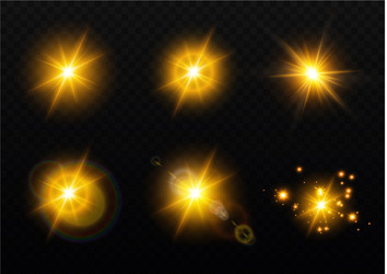Exploding Light Burst vector image