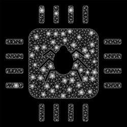 flare mesh wire frame hardware bug with vector image