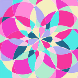 abstract pattern with multi-colored parts vector image
