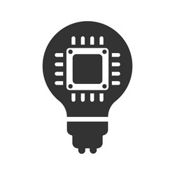 idea processor icon vector