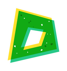 riso print geometric basic element vector image