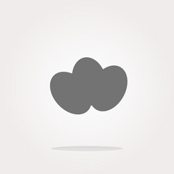 egg icon object vector image