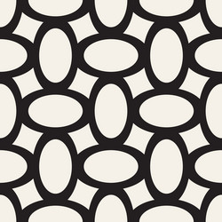 geometric seamless pattern with curved vector image