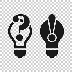 problem solution icon in transparent style light vector image