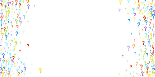 question marks quiz doubt survey faq public poll vector image