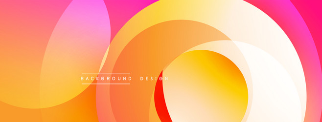 background design with overlapping circular vector image