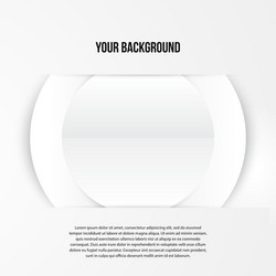 abstract circles template web design vector image