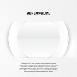 Abstract circles template web design vector