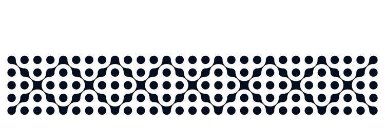 morphing metaball connect pattern with tech blobs vector image
